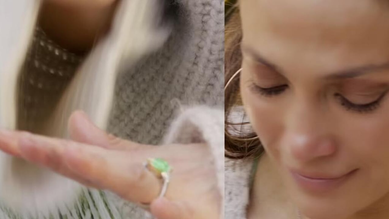 Anillo de compromiso de Jennifer López 2022