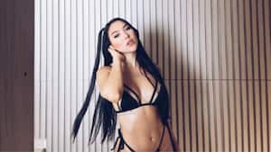 Aida Victoria Merlano posa en ropa interior para sus redes sociales.