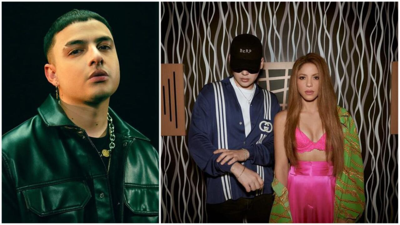 keityn y bizarrap en el estudio Foto: instagram @keityn