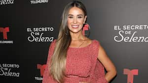 DORAL, FL - AUGUST 21:  Catherine Siachoque is seen at the "El Secreto De Selena" Miami Screening at Telemundo Center on August 21, 2019 in Doral, Florida.  (Photo by Alexander Tamargo/Getty Images)