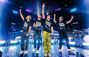 Big Time Rush, banda estaounidense de pop se presentó en el Chamarro City Hall