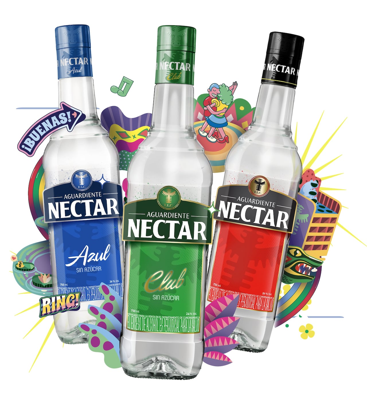 Aguardiente Nectar Campaña "Orgullosos de lo que somos"