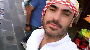 Lincoln Palomeque en Doha, Qatar, viviendo el Mundial de fútbol. Foto: Instagram @lincpal.