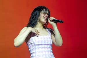 Rosalía en uno de sus conciertos más recientes.