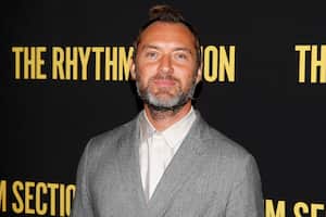 NEW YORK, NEW YORK - JANUARY 27: Jude Law attends "The Rhythm Section" New York Screening at Brooklyn Academy of Music on January 27, 2020 in New York City. (Photo by Dominik Bindl/WireImage)