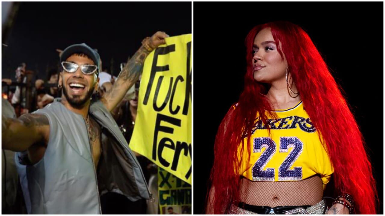 Anuel -instagram @anuel y Karol G foto: getty