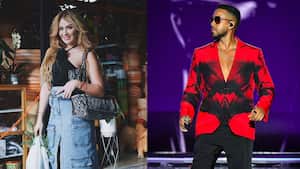 Sara Uribe y Romeo Santos