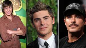 Algunos de los cambios de 'look' del actor.