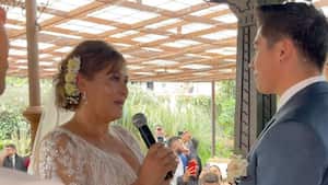 Alina Lozano y Jim Velásquez