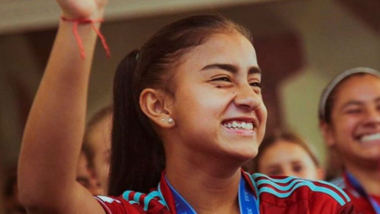 Karla Viancha, jugadora de la Selección Colombia Sub-17