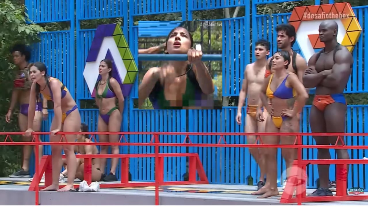 Prueba les jugó mala pasada a participantes del 'Desafío', quienes terminaron mostrando todo