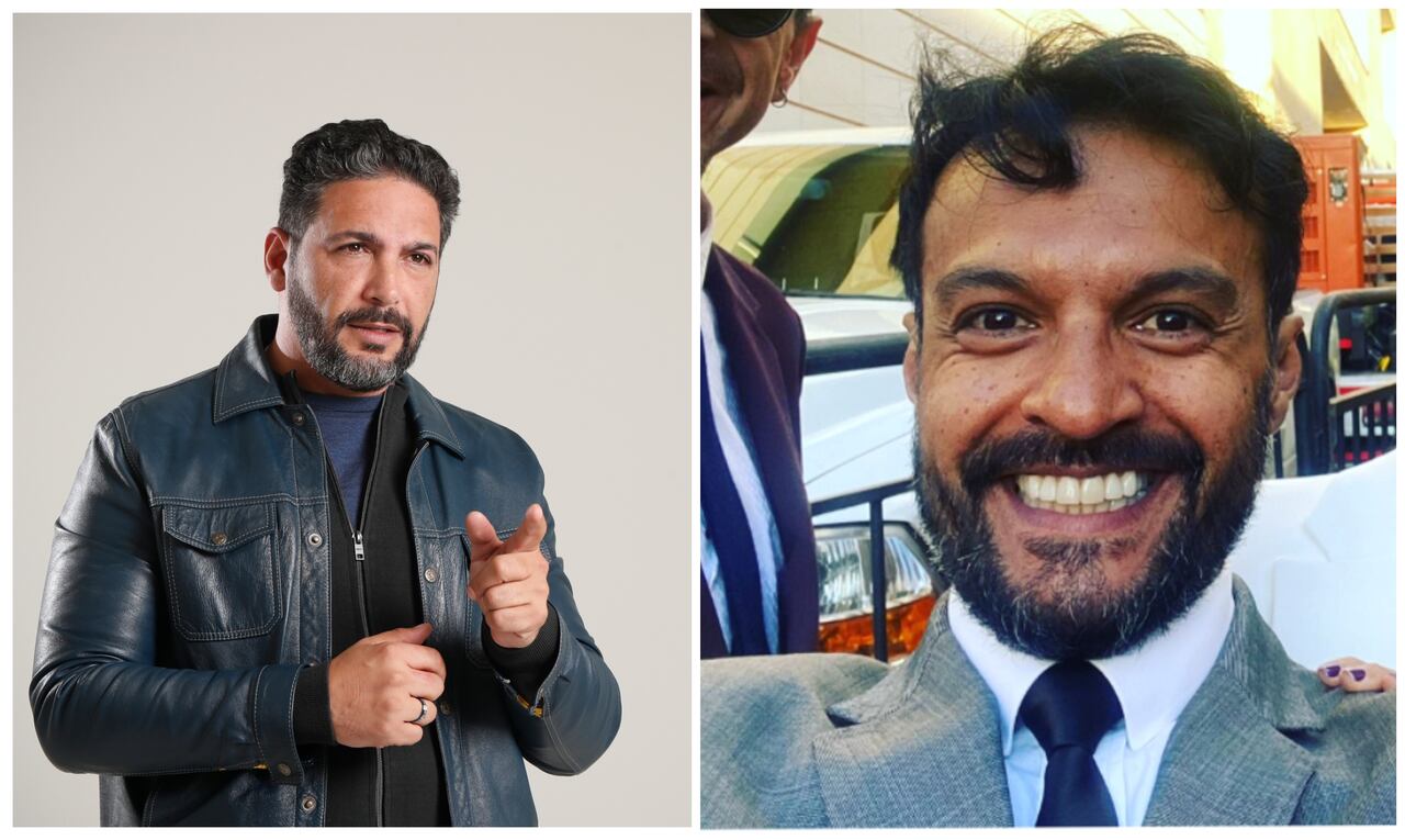 Congresista Agmeth Escaf y el actor Julián Román.