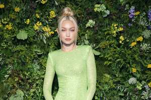 LONDON, ENGLAND - JULY 20: Gigi Hadid attends the British Vogue X Self-Portrait Summer Party at Chiltern Firehouse on July 20, 2022 in London, England. (Photo by David M. Benett/Dave Benett/Getty Images)