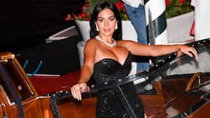 VENICE, ITALY - SEPTEMBER 03: Georgina Rodriguez is seen arriving at the Excelsior during the 77th Venice Film Festival on September 03, 2020 in Venice, Italy. (Photo by Jacopo Raule/Getty Images)