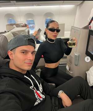 Pipe Bueno y Luisa Fernanda W de viaje por España.