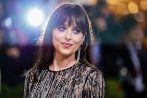 NEW YORK, NEW YORK - MAY 02: Dakota Johnson attends The 2022 Met Gala Celebrating "In America: An Anthology of Fashion" at The Metropolitan Museum of Art on May 02, 2022 in New York City. (Photo by Theo Wargo/WireImage)