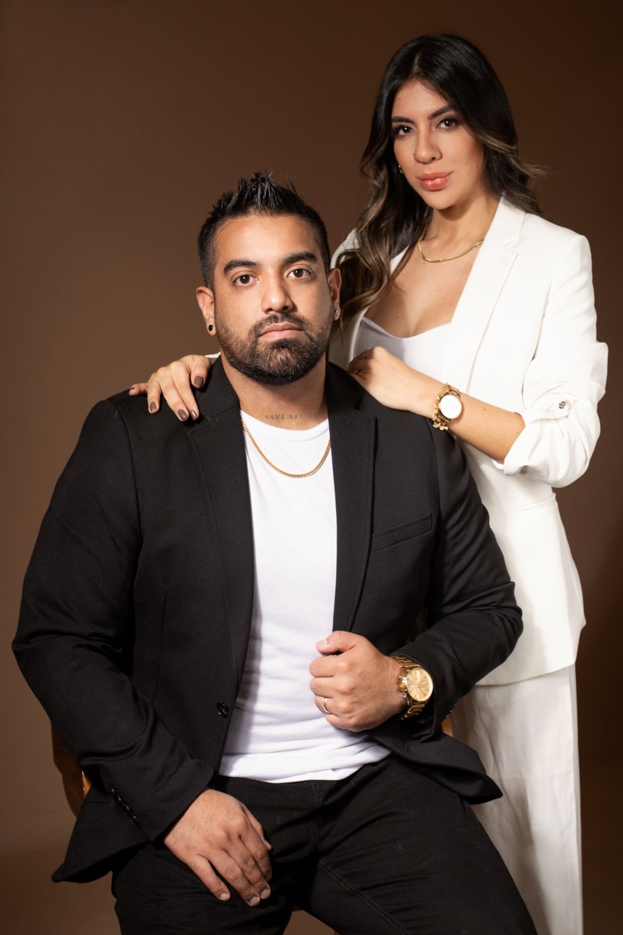 Michelle López y Néstor Montaño