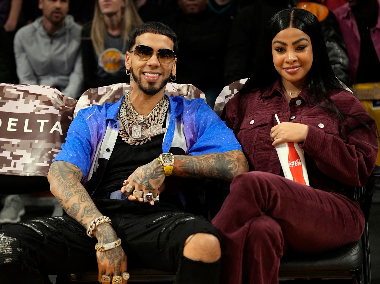 Anuel aseguró que todo es mentira y que Yailin había amenazado con golpearse.