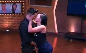 Maluma y Yina Calderón beso