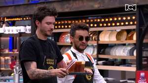 Reacción de Juan Pablo Barragán al ganar junto a Diego Sáenz.