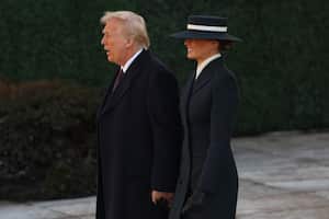 El presidente electo, Donald Trump, y su esposa Melania.
