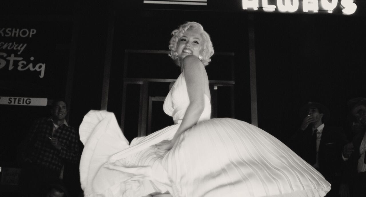 Blonde. Ana de Armas as Marilyn Monroe. Cr. Netflix © 2022