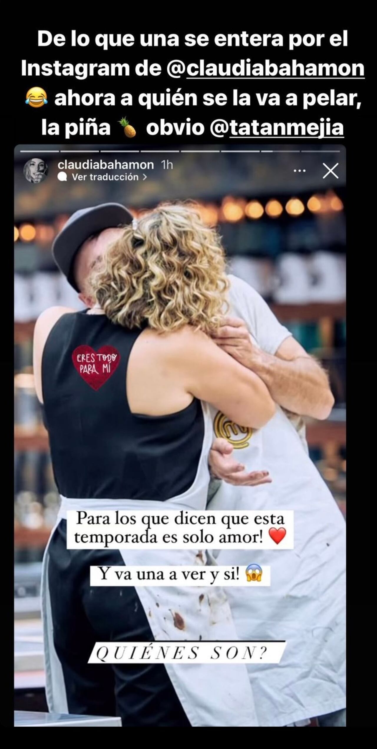 Maleja Restrepo habla de 'beso' de Tatán Mejía con otra mujer.