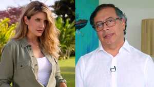 Mabel Moreno y Gustavo Petro