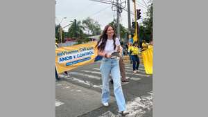 Taliana Vargas en las calles de Cali
 Foto: Instagram @alejoeder