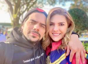 Ana Karina Soto y su esposo, Alejandro Aguilar.
