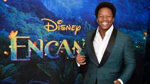 Mauro Castillo en la presentación de Encanto.