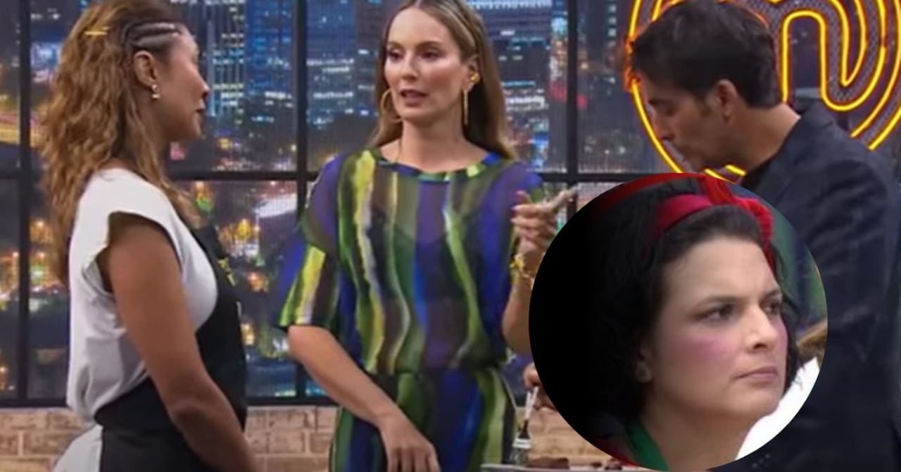 Pelea en 'MasterChef Celebrity Colombia' entre Martha Isabel Bolaños y Natalia Sanint.