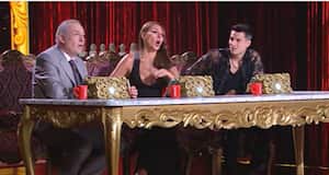 Discusión entre Cesár Escola y Amparo Grisales.