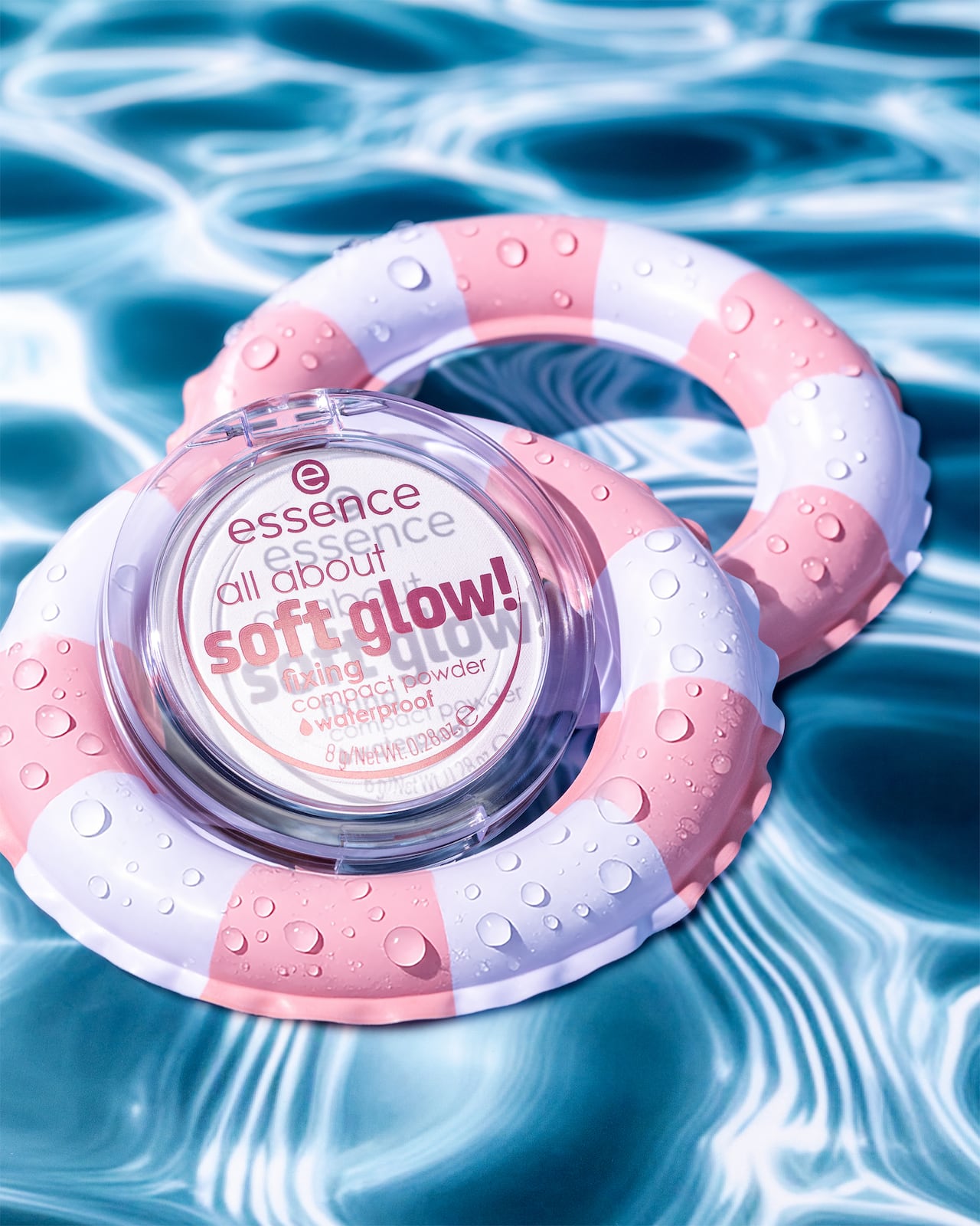 all about soft glow! fixing compact powder waterproof
