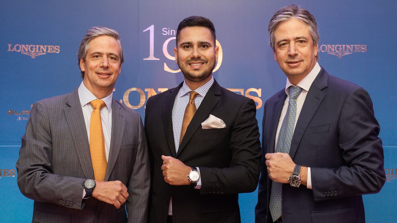 Samuel Glauser, Edgardo Blanco, Andrés Glauser 190 años: Longines Colombia