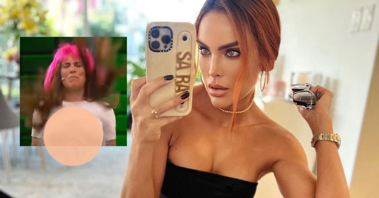 Sara Corrales tuvo un accidente en vivo y se le vio todo