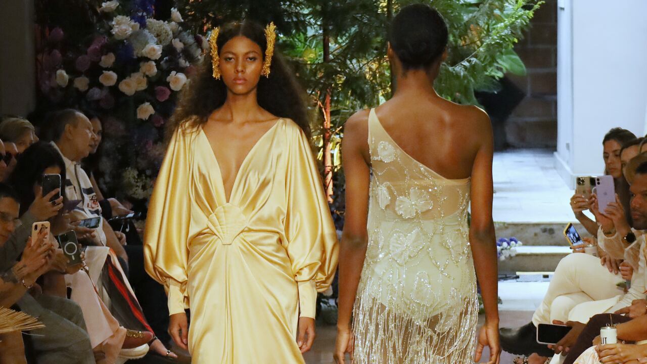 Pasarela para Colombiamoda, colección Malva x Andrés Pajón