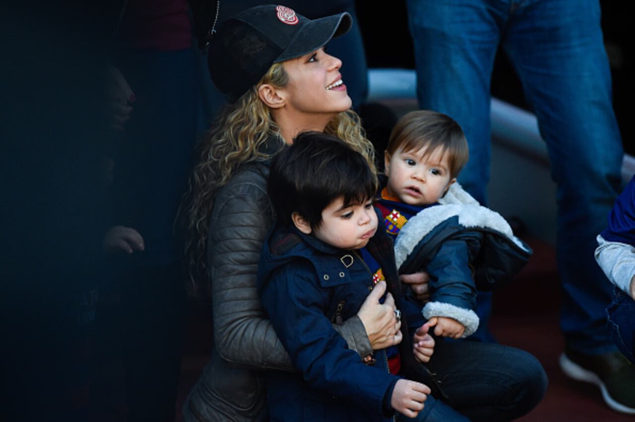 Shakira y sus hijos