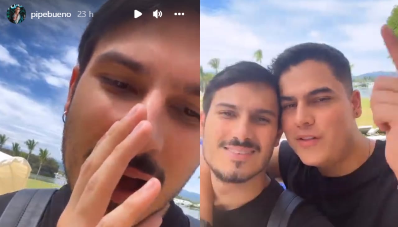 Pipe Bueno cantó un fragmento de 'Marbella', la nueva canción de su hermano menor, Miguel Bueno.