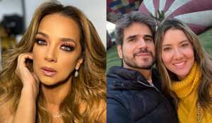 La presentadora aclaró el beso con el actor colombiano.