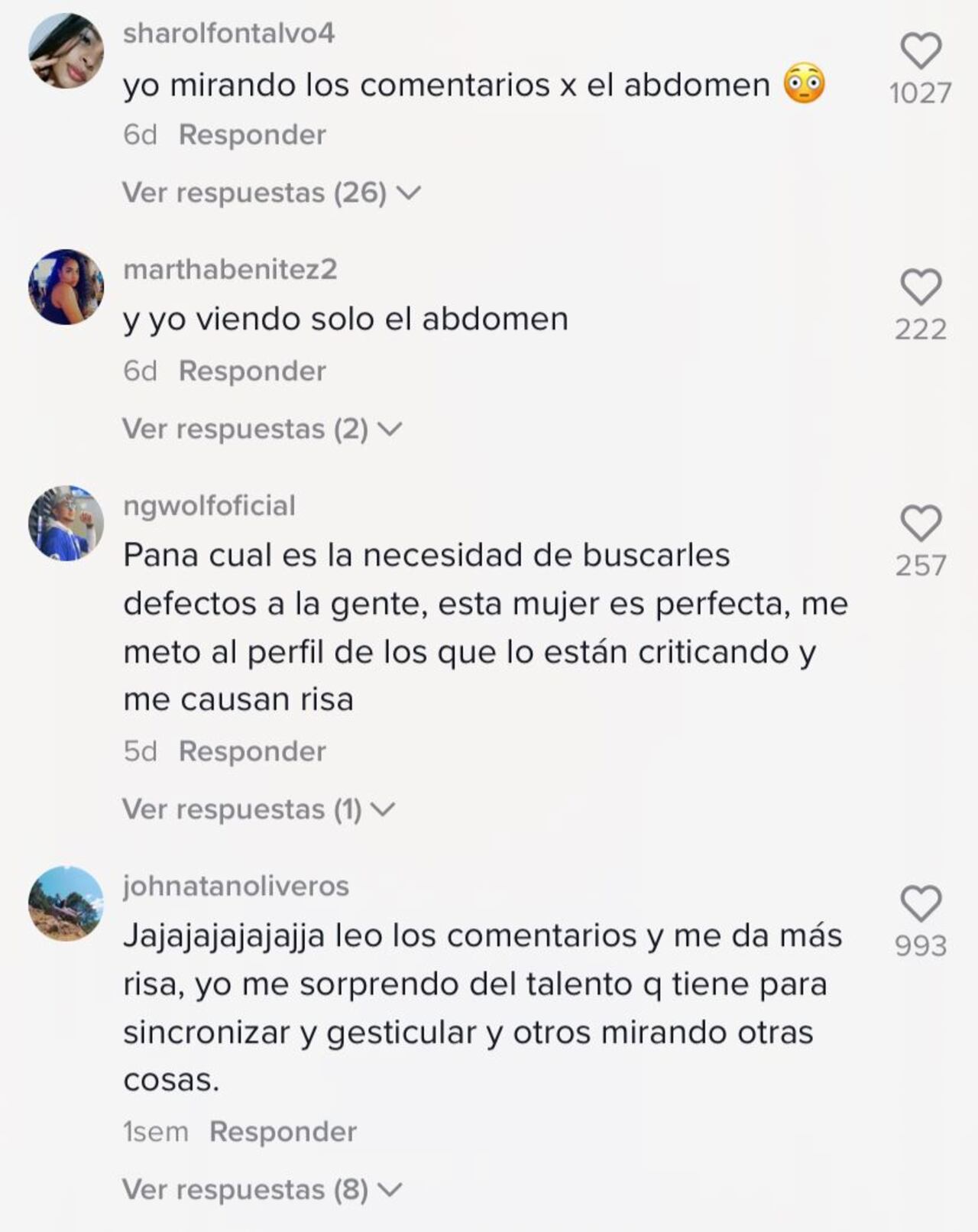 comentarios Lina Tejeiro