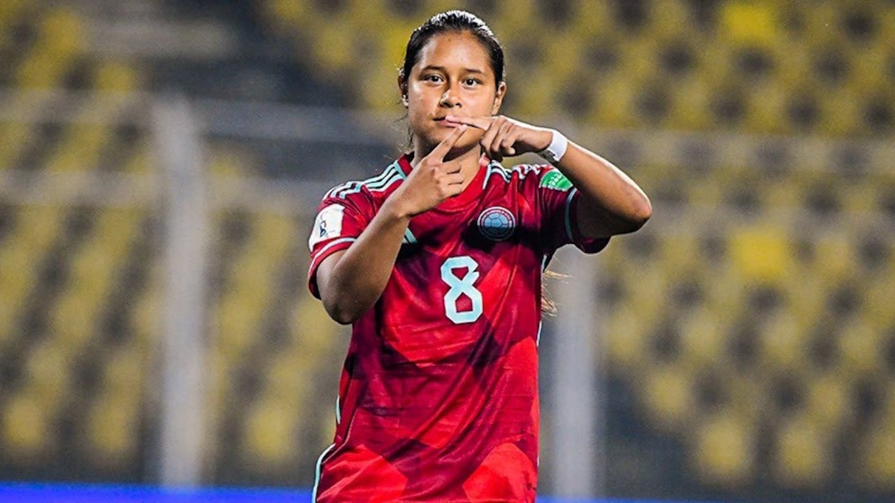 Natalia Hernández, jugadora de la Selección Colombia Sub-17