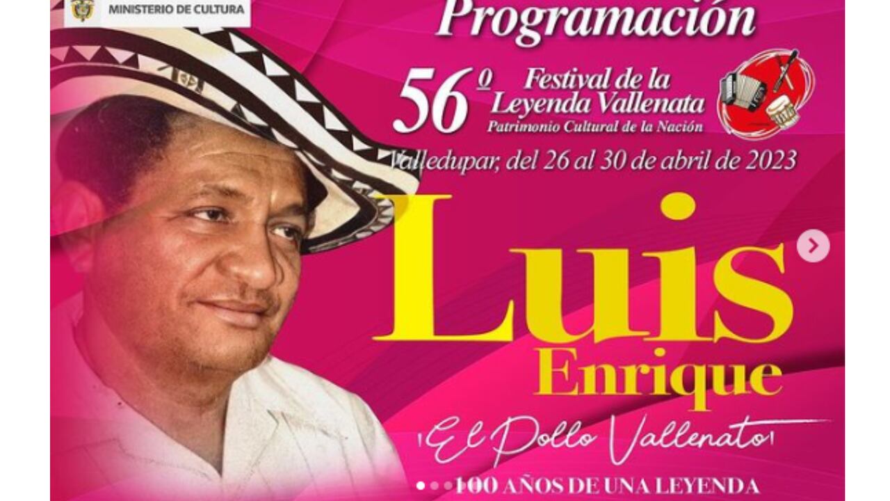 El festival vallenato cumple su edición número 56