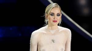 SANREMO, ITALY - FEBRUARY 07: Chiara Ferragni attends the 73rd Sanremo Music Festival 2023 at Teatro Ariston on February 07, 2023 in Sanremo, Italy. (Photo by Daniele Venturelli/Daniele Venturelli/Getty Images )