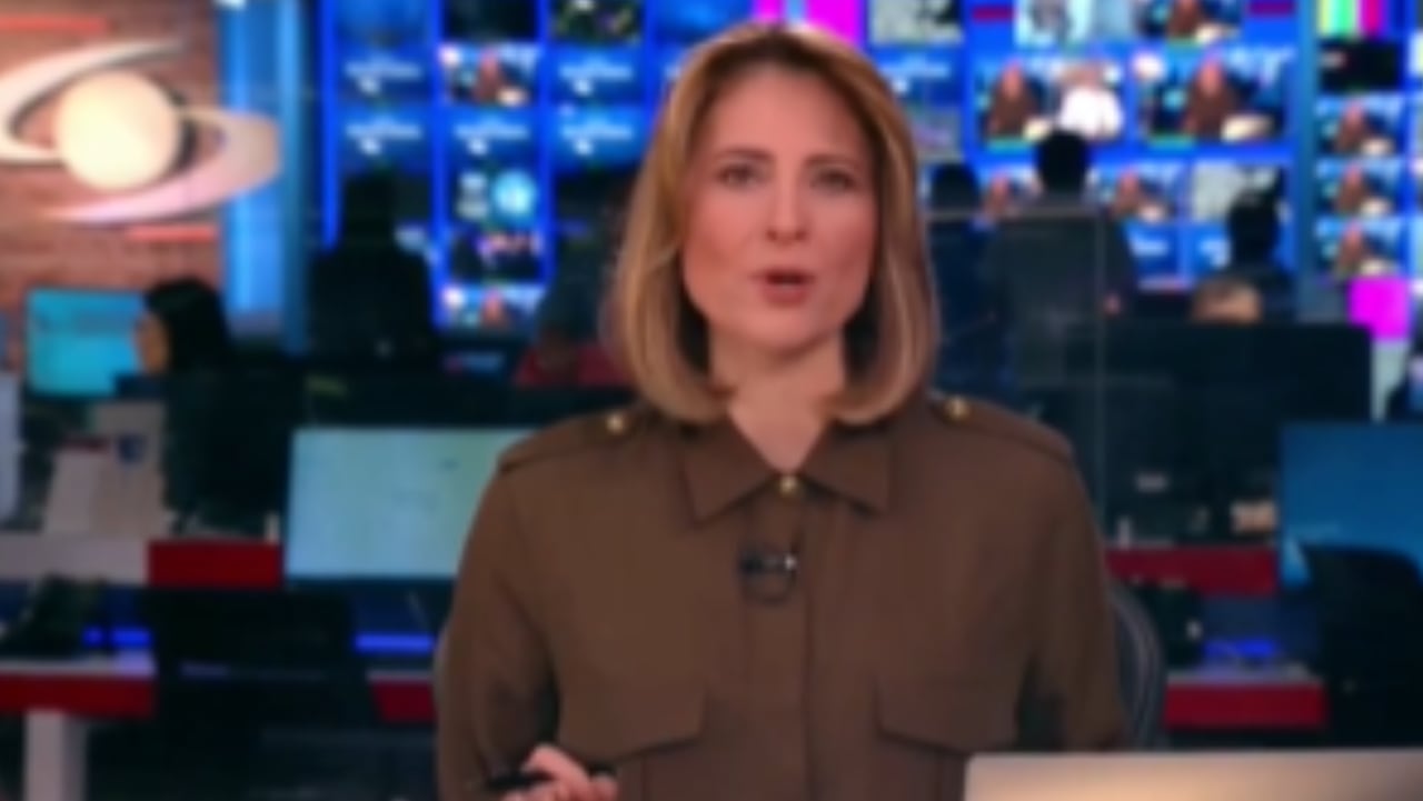 Fotográma | 0:06 | Instagram de Noticias Caracol | Noticias Caracol - María Lucía Hernández dando la noticia de la aparición de los cuatro niños indígenas en selvas del Guaviare.