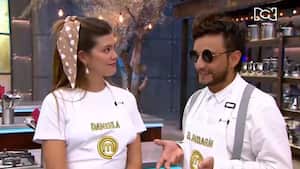Daniela Tapia y Juan Pablo Barragán en 'MasterChef'