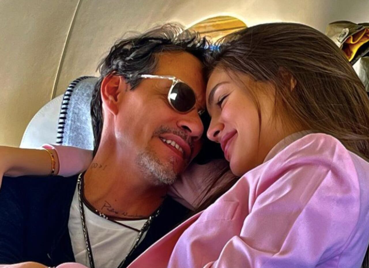 Marc Anthony y Nadia Ferreira