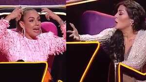Maía y Marbelle en 'La Descarga' tuvieron un fuerte momento