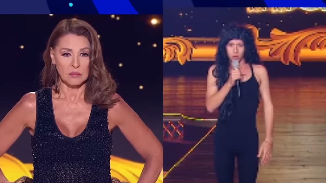 Amparo Grisales molesta por la presentación del imitador de Amanda Miguel.