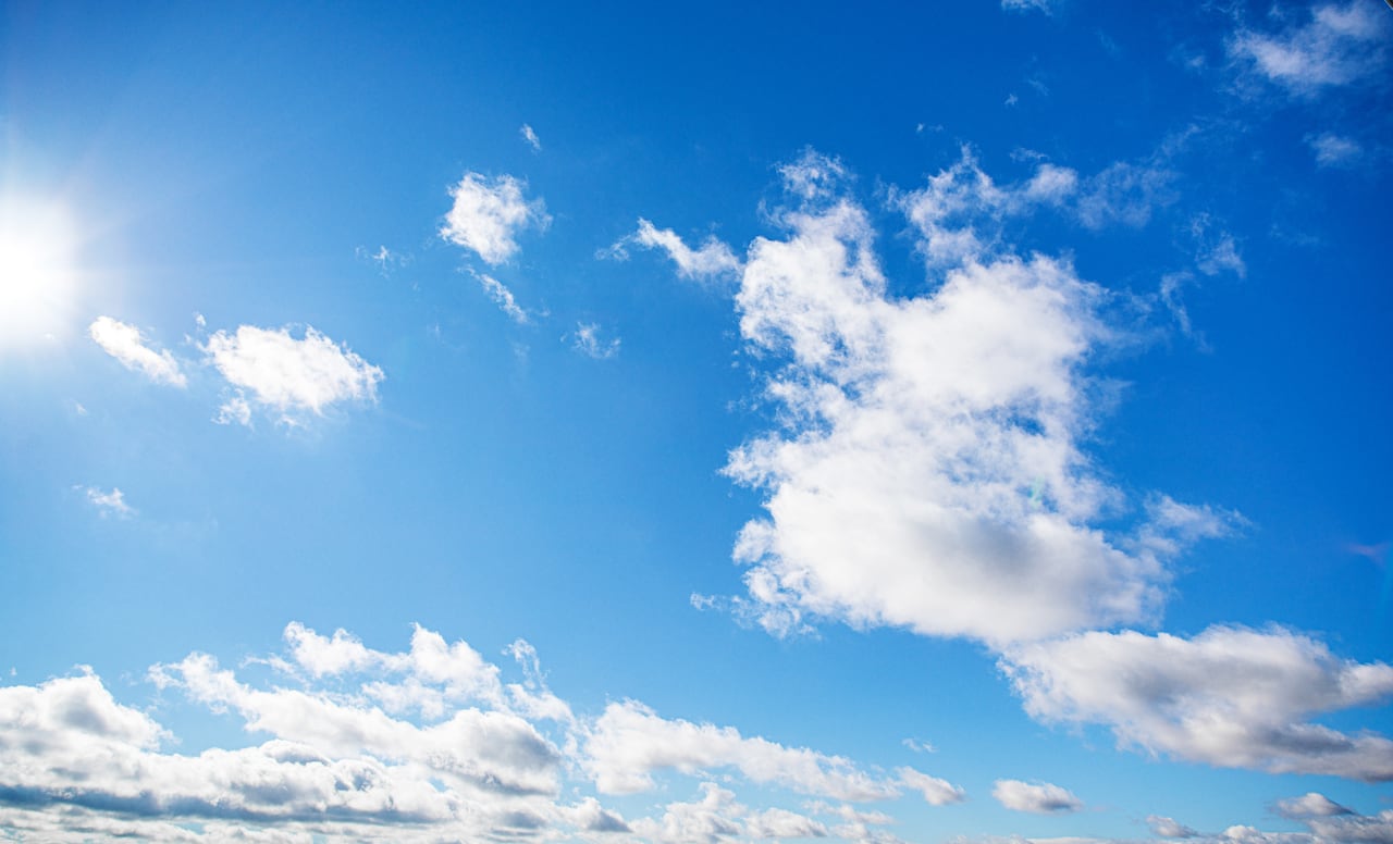 Clima cielo soleado